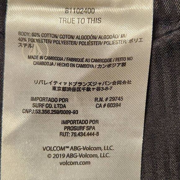 Volcom So Chickie High Rise Chino Pants Green Womens Size 26 NEW - Picture 8 of 11